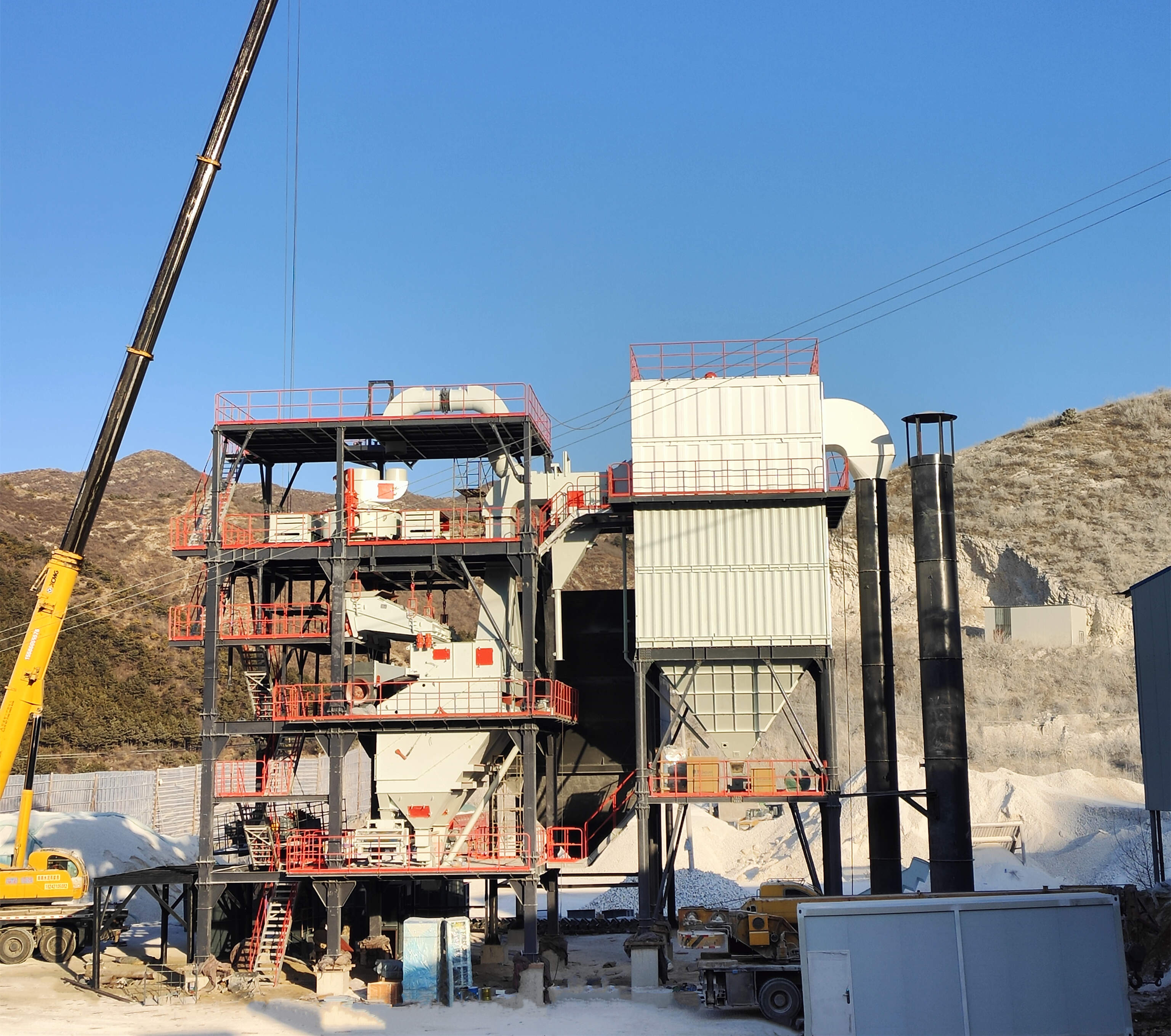 生產(chǎn)高品質(zhì)機(jī)制砂，請(qǐng)選擇唐山金路V9干式制砂樓