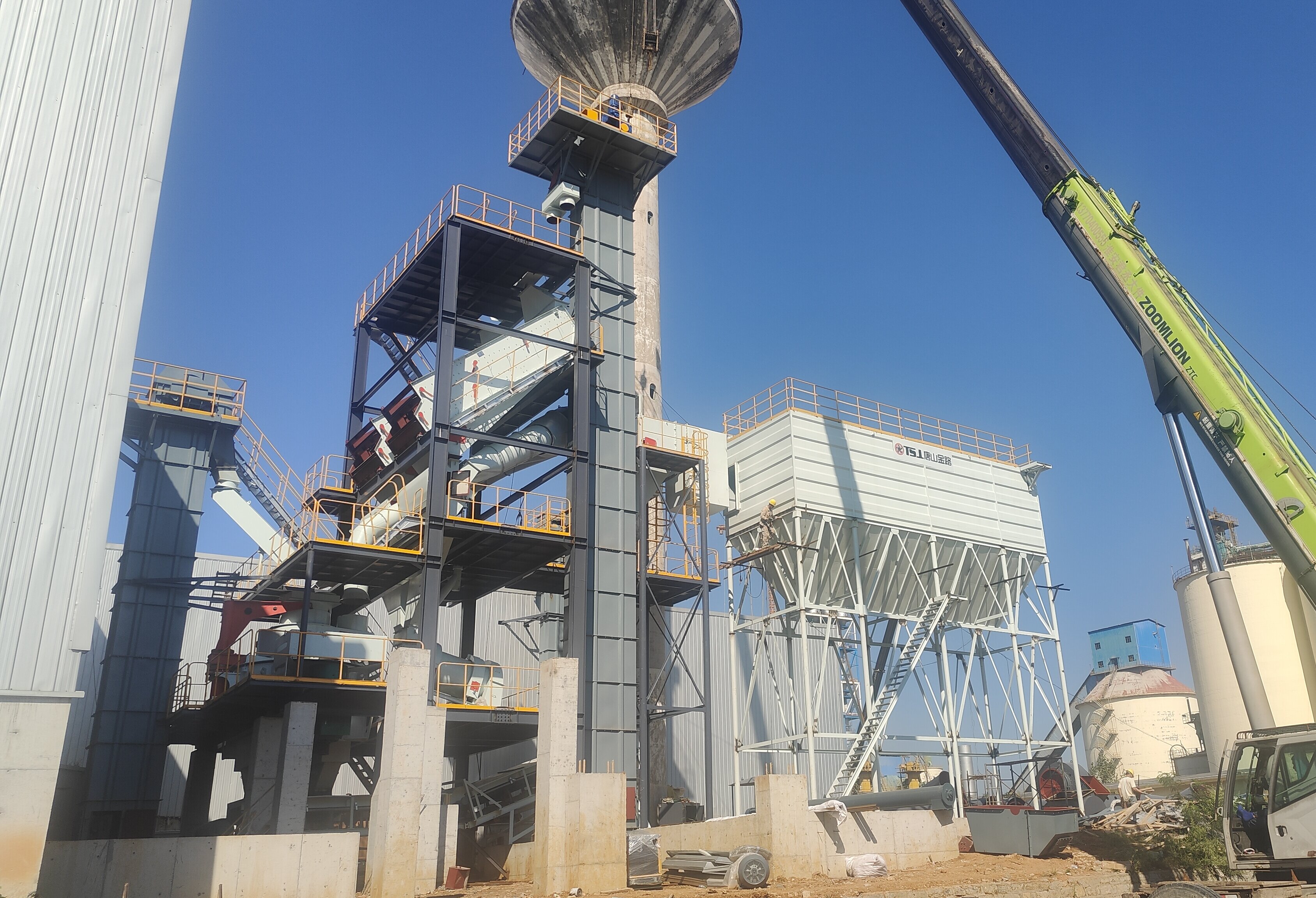 制砂樓石粉制砂：先篩后破，從源頭降低主機(jī)能耗